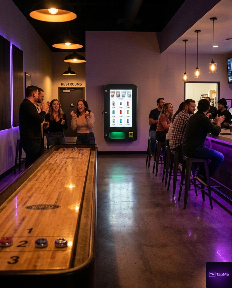 TapMe nightlife vending placement example