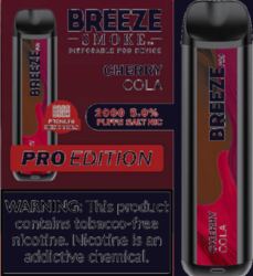 Breeze Pro Cherry Cola disposable vape