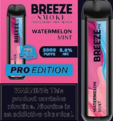 Breeze Pro Watermelon Mint disposable vape