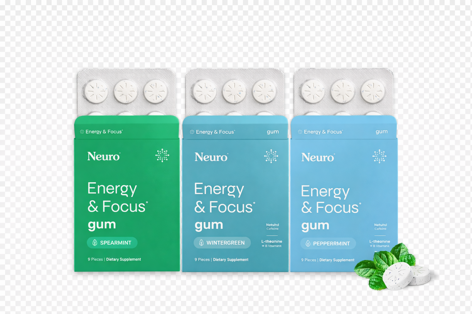 Neuro Energy and Focus gum